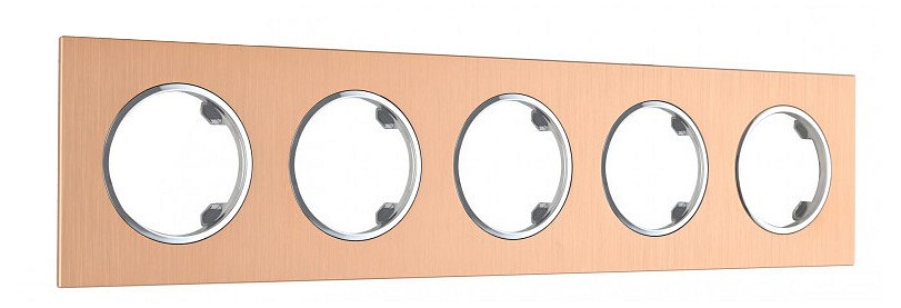 Рамка на 5 постов arte milano am-502.11 502.11-5.pink