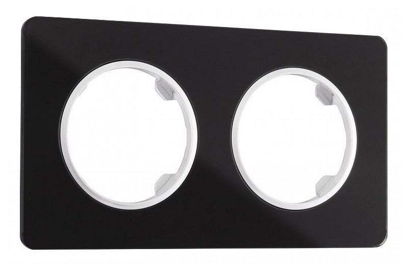 Рамка на 2 поста arte milano am-502.13 502.13-2.black