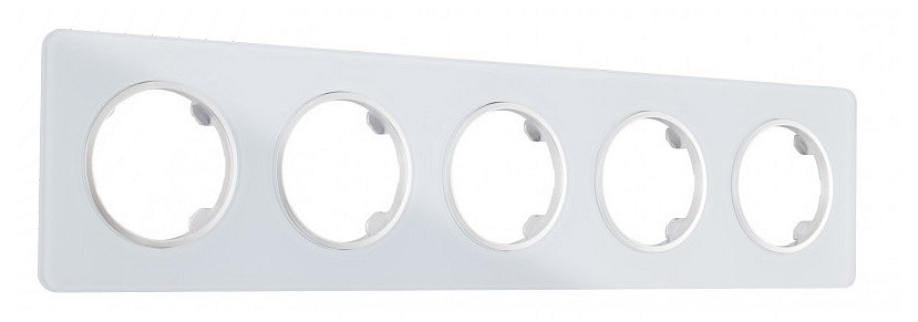 Рамка на 5 постов arte milano am-502.13 502.13-5.white