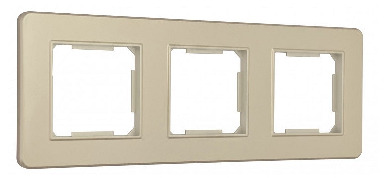 Рамка на 3 поста arte milano am-502.16 502.16-3.shampan