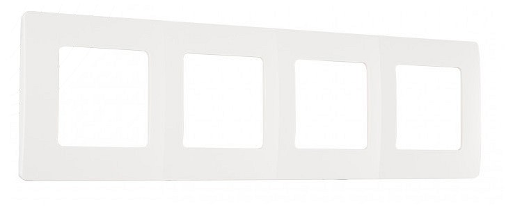 Рамка на 4 поста arte milano am-517.17 517.17-4.white