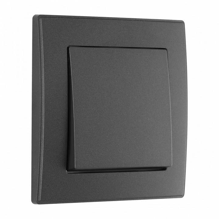 Выключатель одноклавишный arte milano set06-1 set06-1-30-1 black