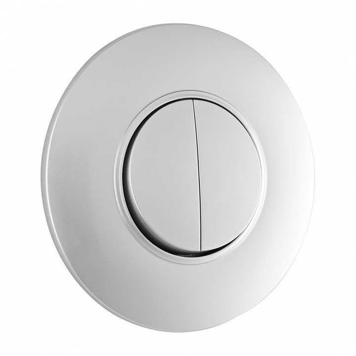 Выключатель двухклавишный arte milano set08-1 set08-1-30-2 silver