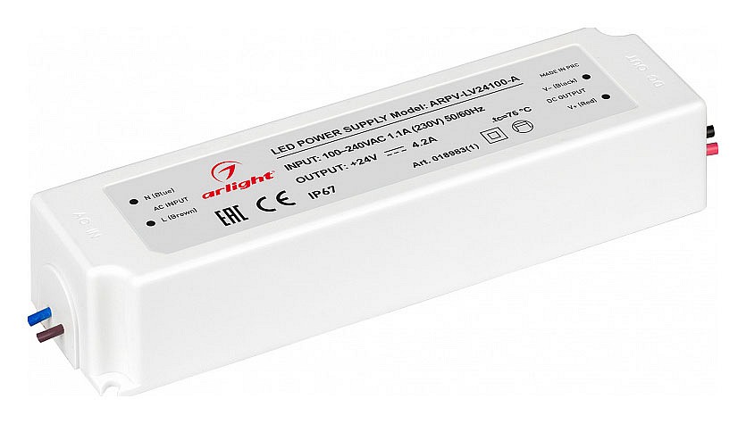 Блок питания с проводом arlight arpv-lv 018983(1)
