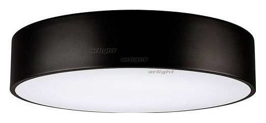 Накладной светильник arlight sp-tor-pill-r400-25w day4000 (bk, 120 deg) 022996(1)
