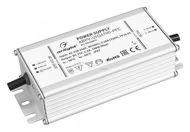 Блок питания arlight arpv-uh24100-pfc 024268(1)