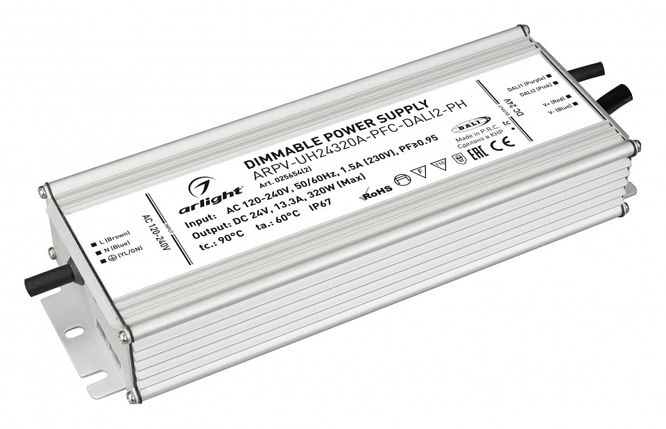 Блок питания с проводом arlight arpv-uh 025654(2)