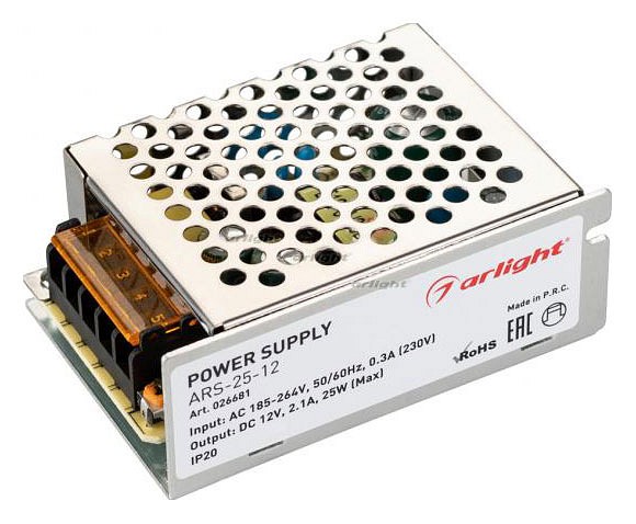 Блок питания arlight ars-25-12 026681