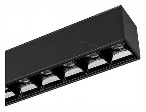 Встраиваемый светильник arlight mag-laser-45-l480-18w warm3000 (bk, 15 deg, 24v) 026941