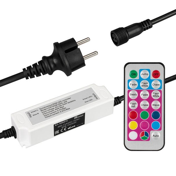 Контроллер-регулятор цвета rgb с пультом ду arlight ard classic sync 28212