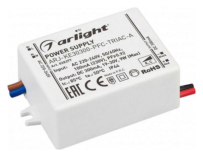 Блок питания с проводом arlight arj 028277