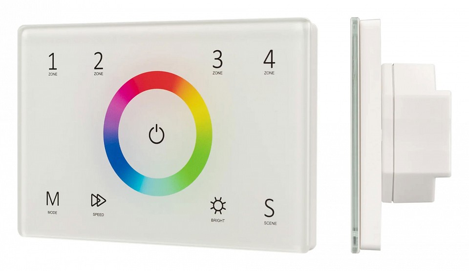 Панель-регулятора цвета rgb сенсорная встраиваемая arlight smart 28402