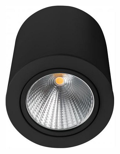 Накладной светильник arlight sp-focus-r120-16w warm3000 (bk, 24 deg, 230v) 029533