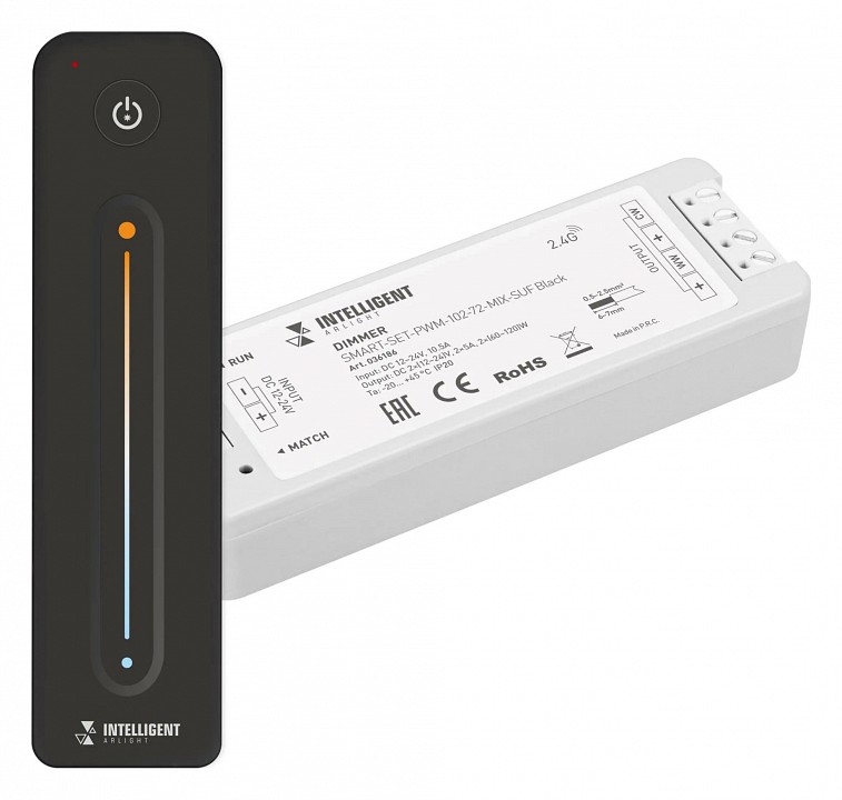 Контроллер-регулятор цт с пультом ду arlight smart 036186