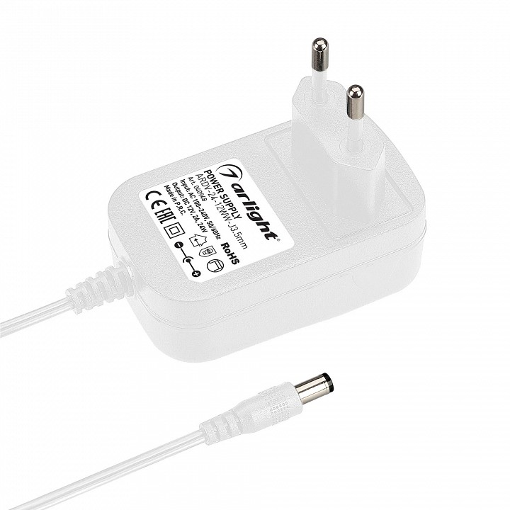 Блок питания с проводом arlight ardv 040948