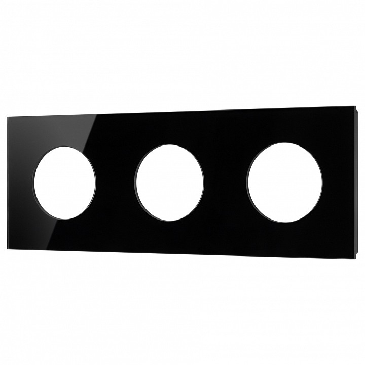 Рамка на 3 поста arlight glare 043839
