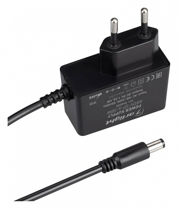 Блок питания с проводом arlight ardv 046050