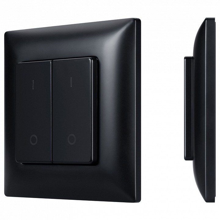 Выключатель двухклавишный arlight intelligent 050446