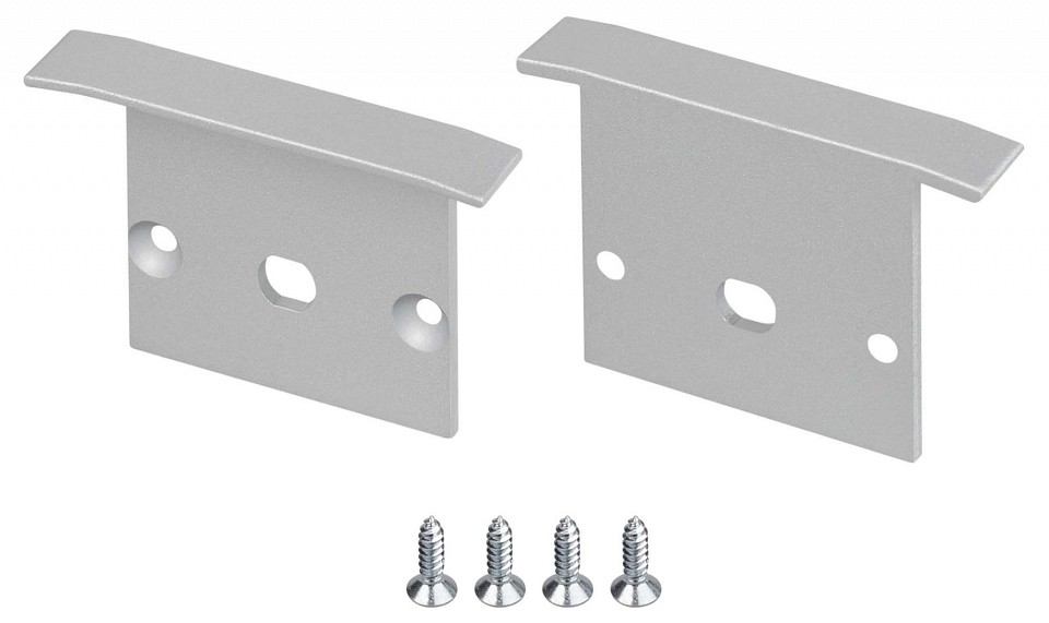 Набор заглушек для профиля с отверстием arlight linia25 060843