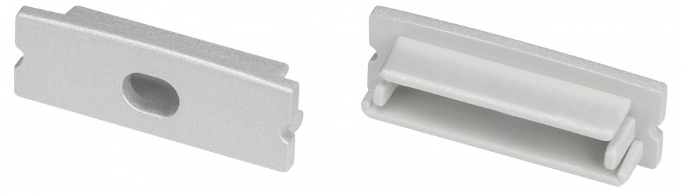 Заглушка для профиля с отверстием arlight line 061547