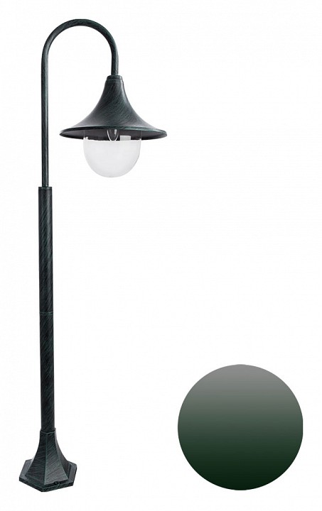 Наземный высокий светильник arte lamp malaga a1086pa-1bgb