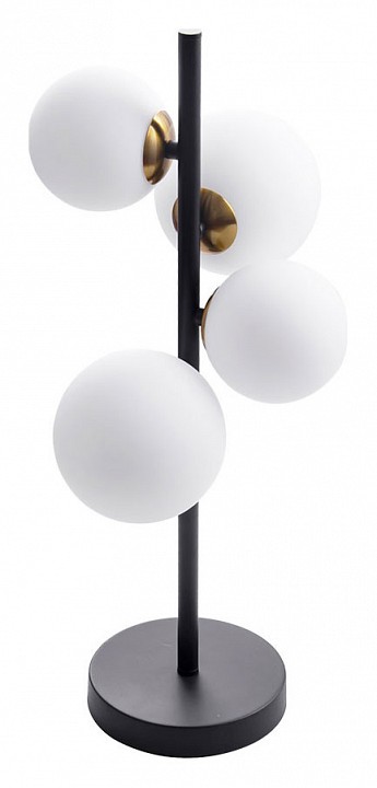 Настольная лампа декоративная arte lamp gemini a2243lt-4bk