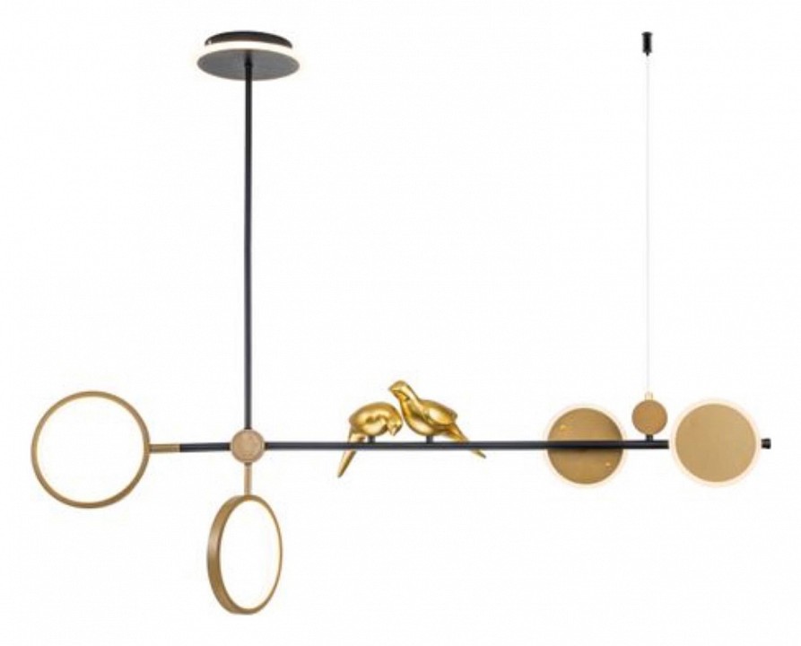 Люстра на штанге arte lamp toliman a2613sp-4bk