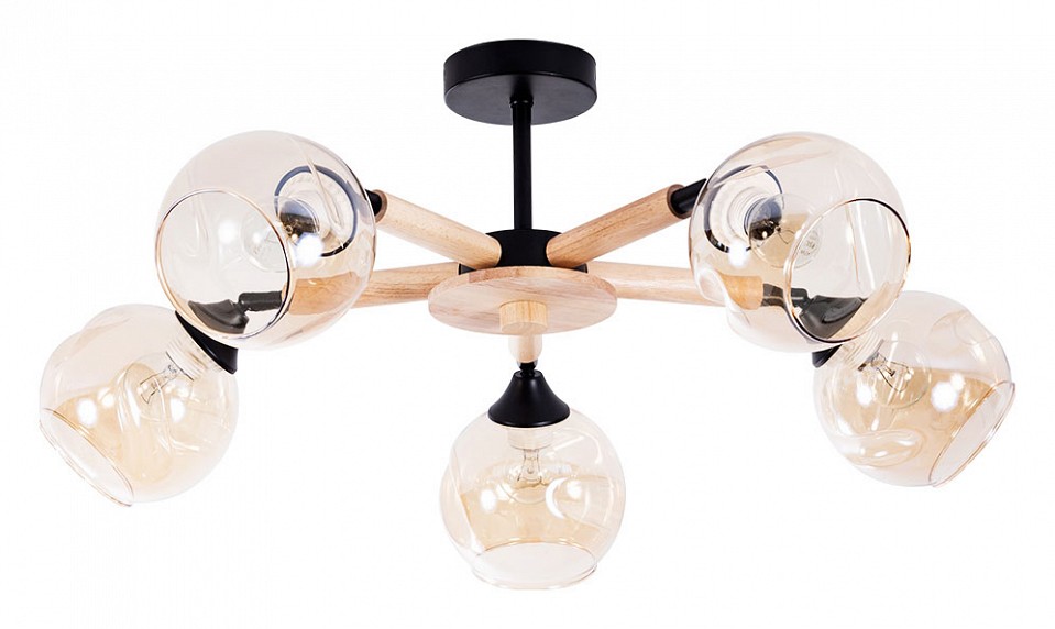 Люстра на штанге arte lamp branson a4370pl-5br