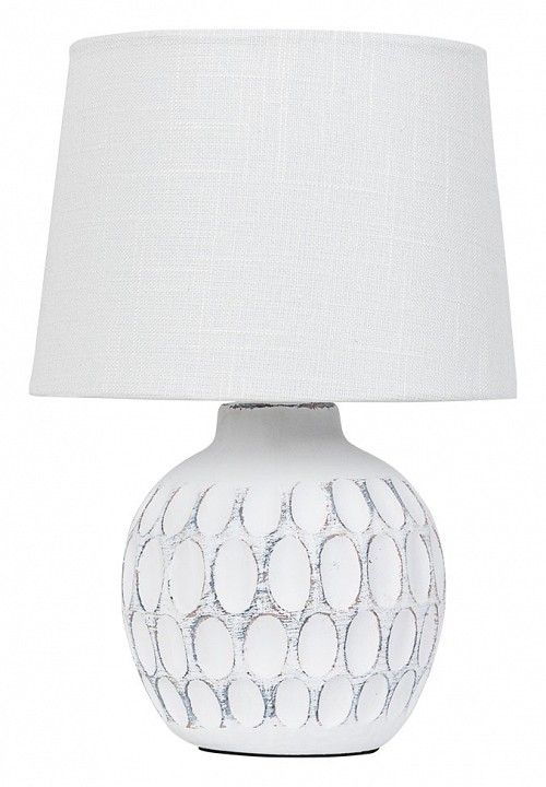 Настольная лампа декоративная arte lamp scheat a5033lt-1wh