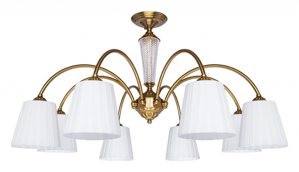 Люстра на штанге arte lamp gracie a7301pl-8pb