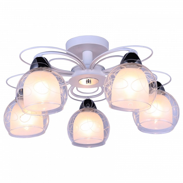 Люстра на штанге arte lamp sansa a7585pl-5wh