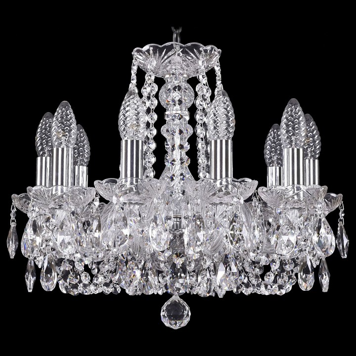 Подвесная люстра bohemia ivele crystal 1402 1402/10/141/ni