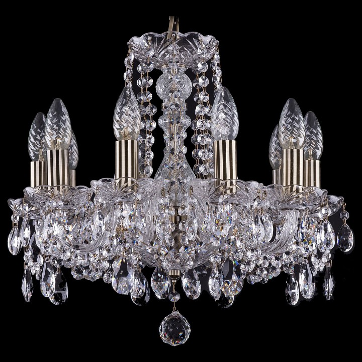 Подвесная люстра bohemia ivele crystal 1402 1402/10/141/pa