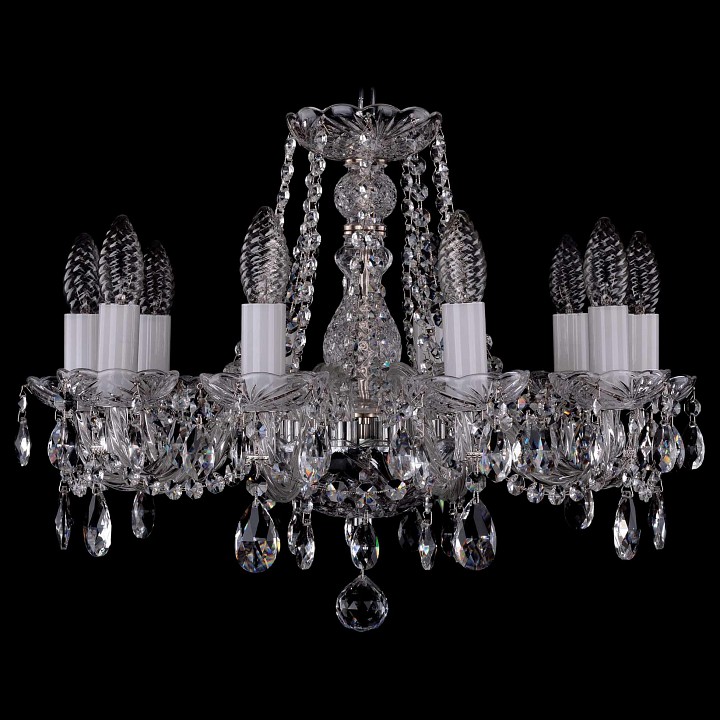 Подвесная люстра bohemia ivele crystal 1402 1402/10/160/ni