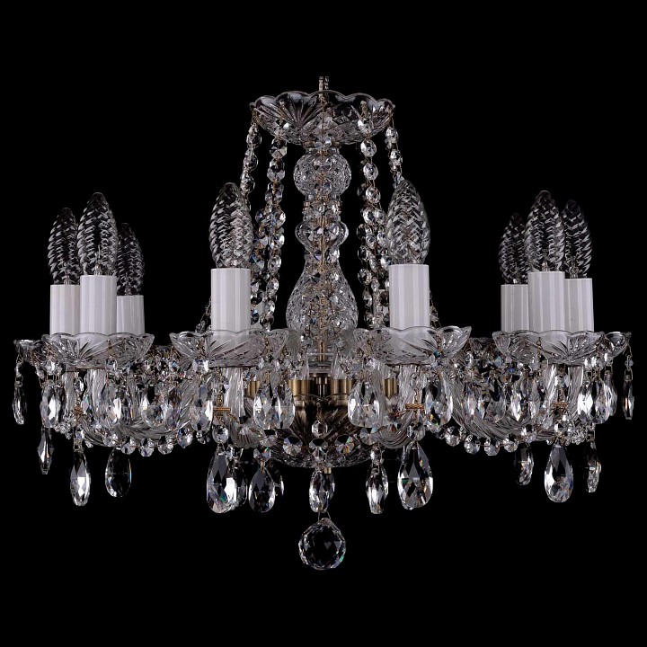 Подвесная люстра bohemia ivele crystal 1402 1402/10/160/pa