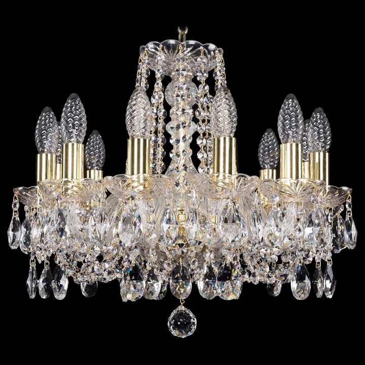 Подвесная люстра bohemia ivele crystal 1402 1402/12/141/g