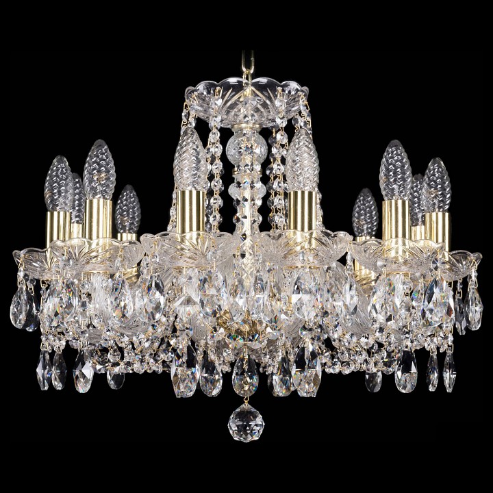 Подвесная люстра bohemia ivele crystal 1402 1402/12/160/g