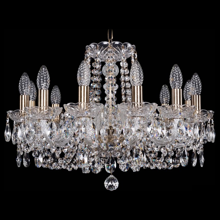 Подвесная люстра bohemia ivele crystal 1402 1402/12/195/pa