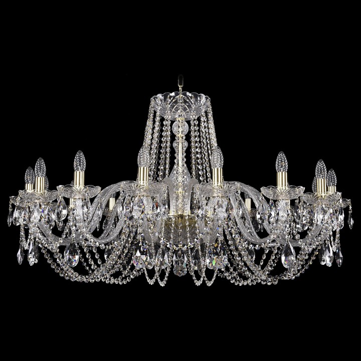 Подвесная люстра bohemia ivele crystal 1402 1402/16/400/g