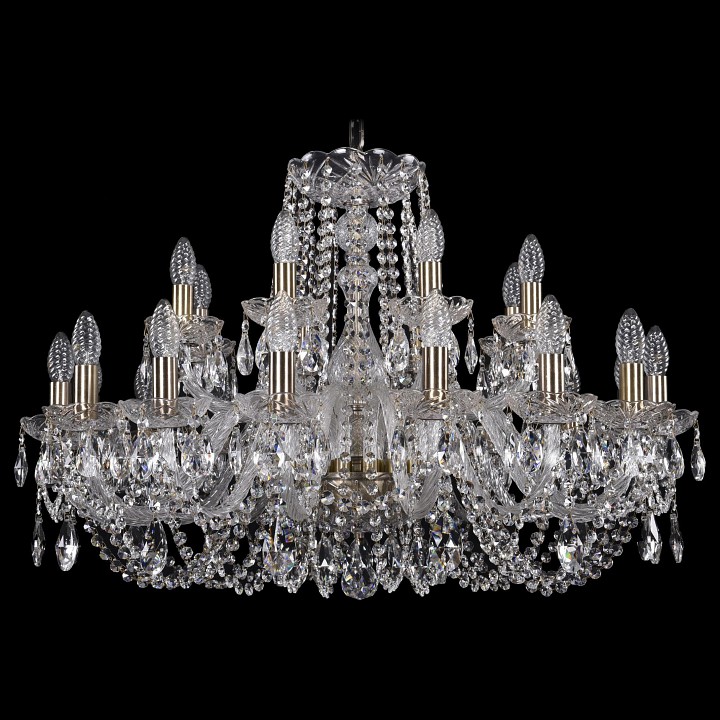 Подвесная люстра bohemia ivele crystal 1402 1402/16+8/300/pa