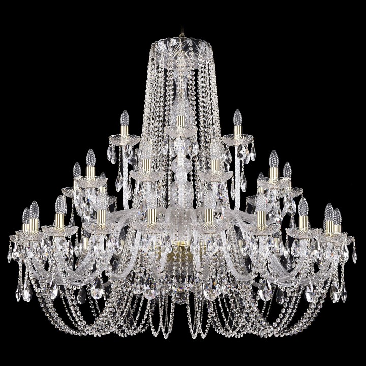 Подвесная люстра bohemia ivele crystal 1402 1402/20+10+5/460/g