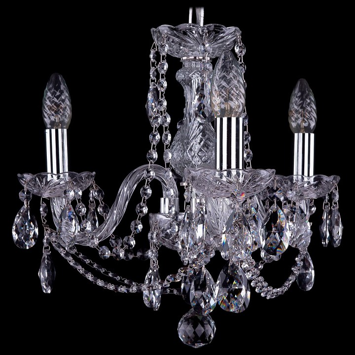 Подвесная люстра bohemia ivele crystal 1402 1402/3/141/ni