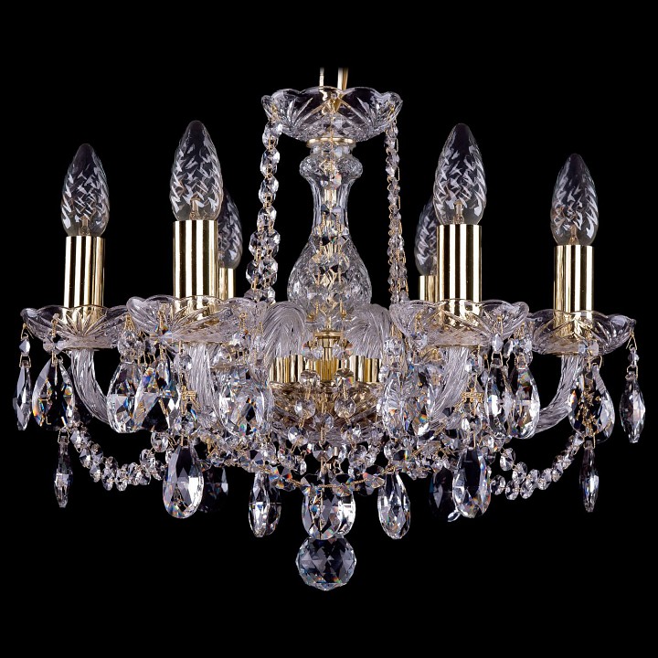 Подвесная люстра bohemia ivele crystal 1402 1402/6/141/g