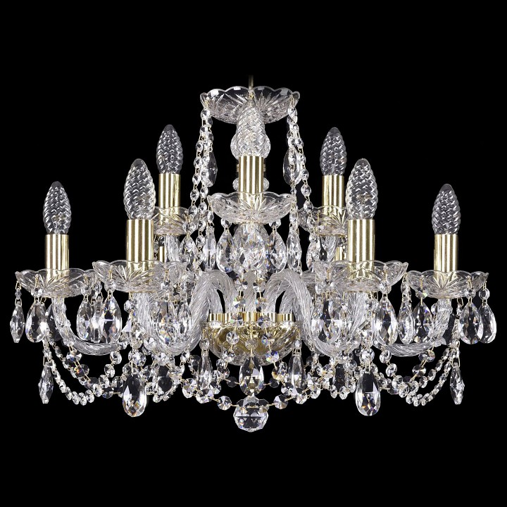 Подвесная люстра bohemia ivele crystal 1402 1402/6_3/195/g
