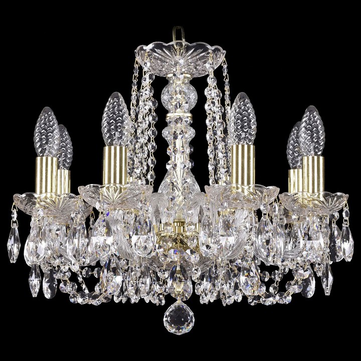 Подвесная люстра bohemia ivele crystal 1402 1402/8/141/g