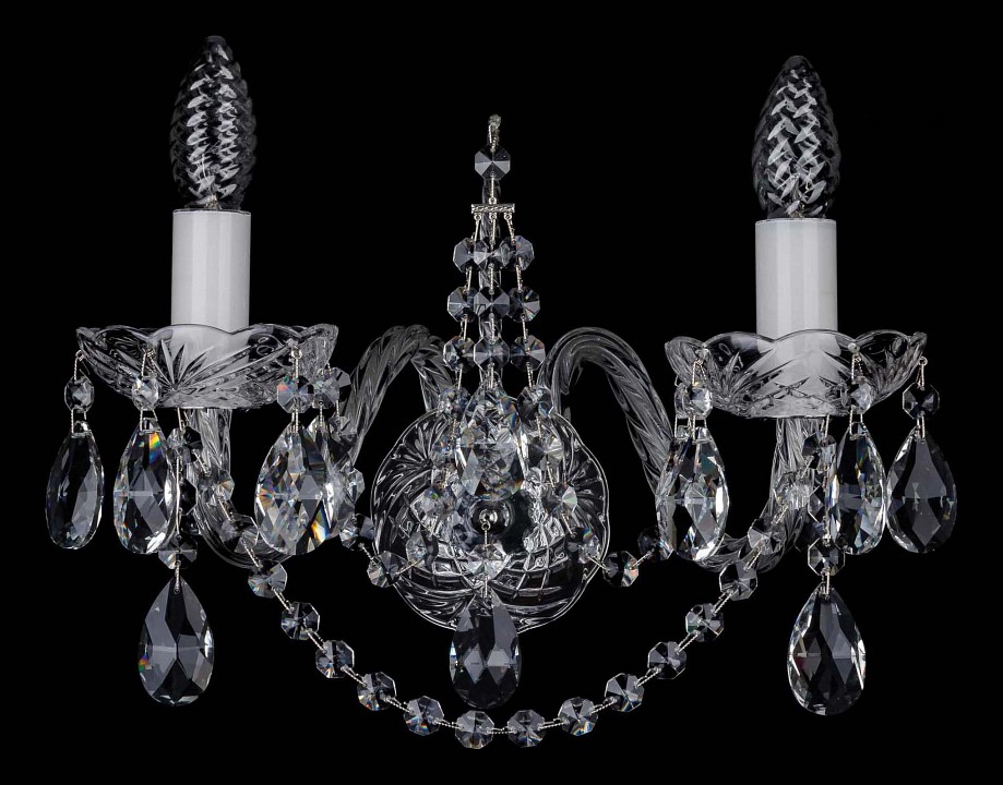 Бра bohemia ivele crystal 1411 1411b/2/195xl/ni
