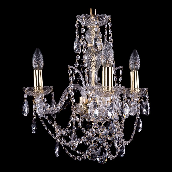 Подвесная люстра bohemia ivele crystal 1411 1411/3/141/g