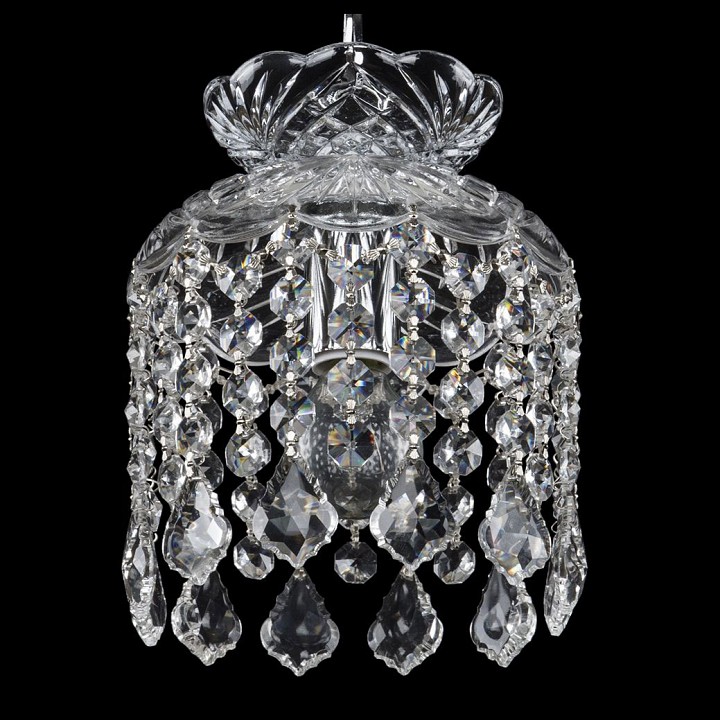 Подвесной светильник bohemia ivele crystal 1478 14781/15 ni leafs