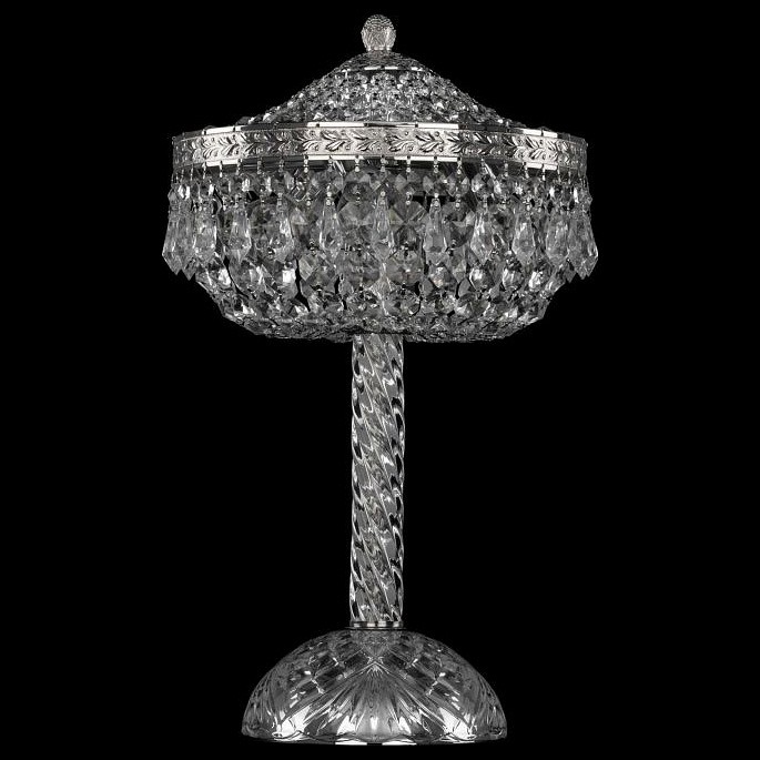 Настольная лампа декоративная bohemia ivele crystal 1901 19011l4/25iv ni