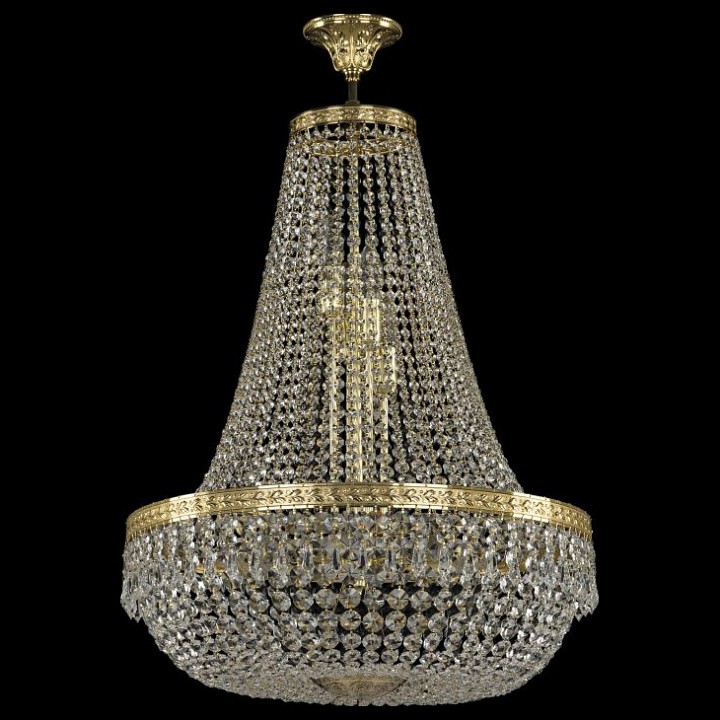 Светильник на штанге bohemia ivele crystal 1901 19011/h2/55iv g